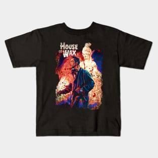 Vincent's Vision Unmasking The Terrors Within House Of Wax Kids T-Shirt